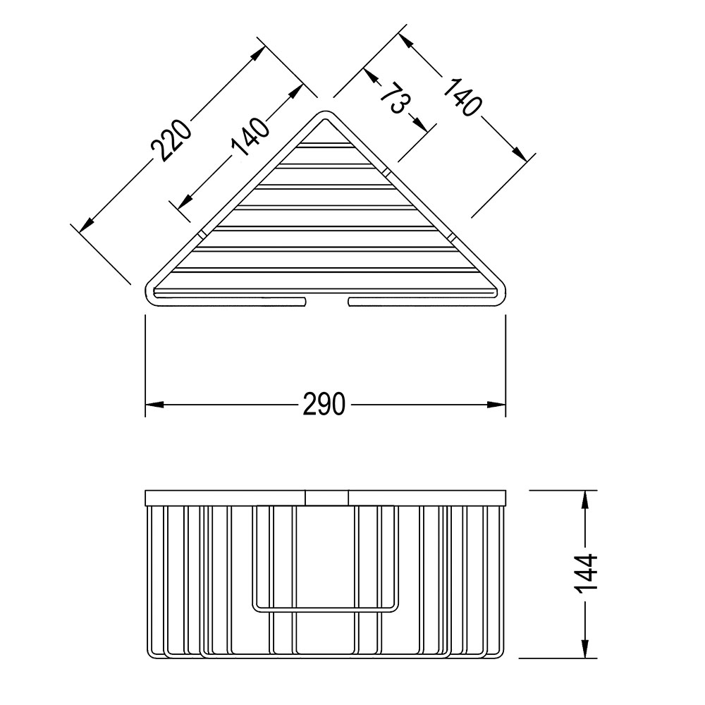 Portagel ALBA esquina blanco mate - Imagen 5