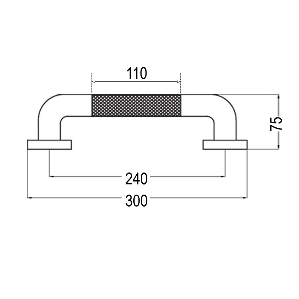 Asa Seguridad ANTIDESLIZANTE de 40 cm BLANCO mate - Imagen 5