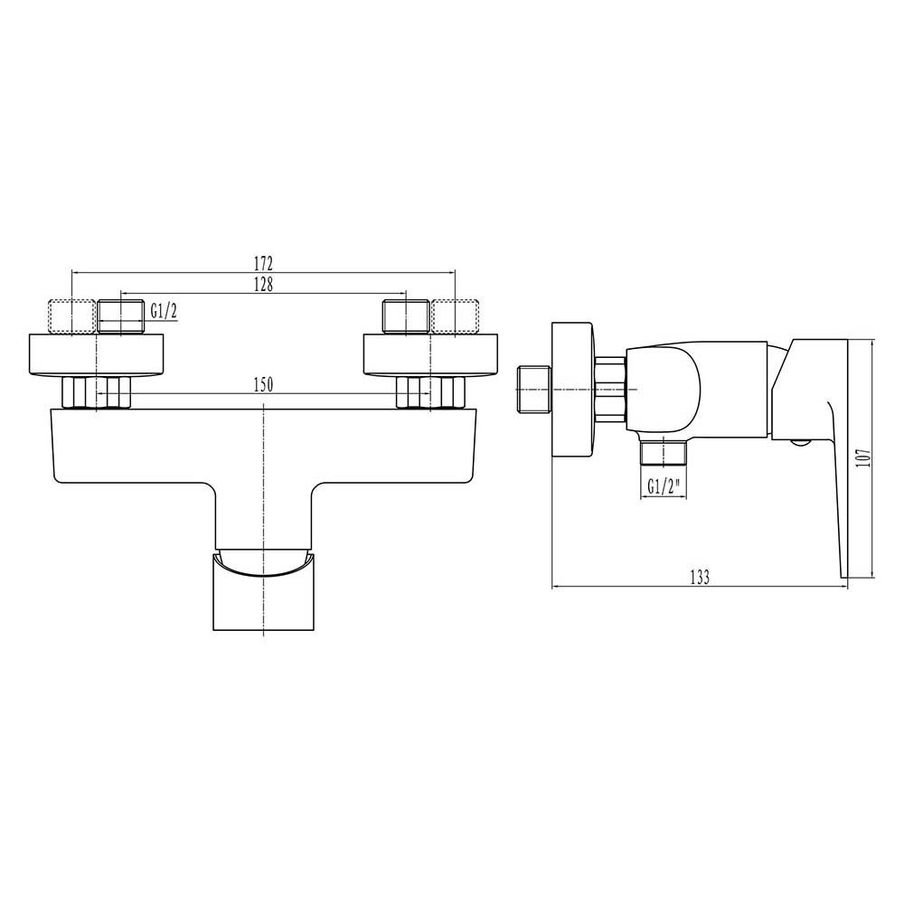 Grifo de Ducha monomando NADAL CROMO brillo - Imagen 5