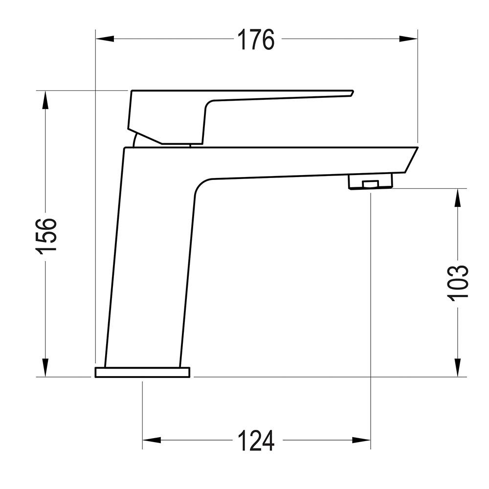 Grifo de Lavabo monomando ATICA CROMO brillo - Imagen 5