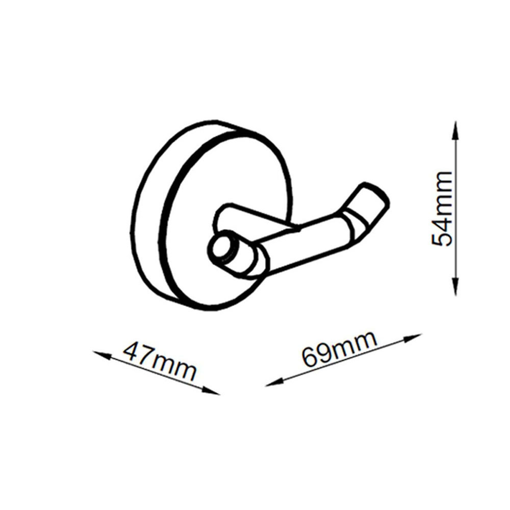 Percha MEDINA CROMO brillo - Imagen 4