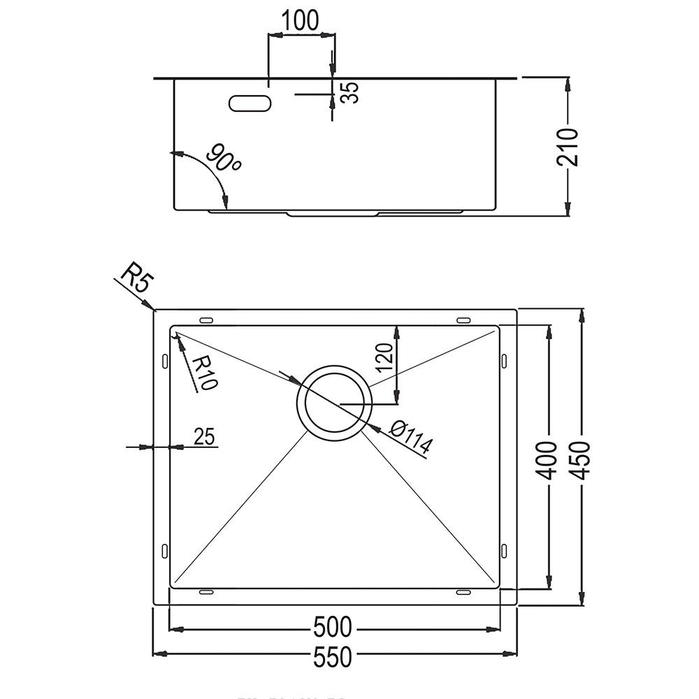 Fregadero ABSOLUT cepillado - Imagen 4