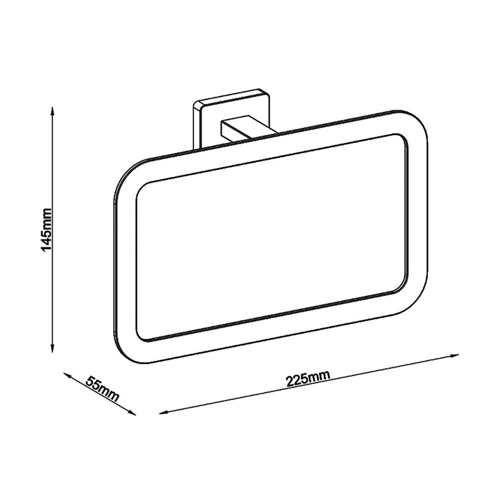 Pack 4 accesorios de baño BLANCO mate - Imagen 9