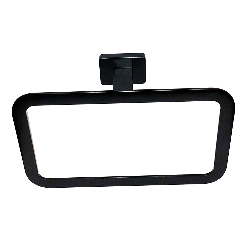 Pack 4 accesorios de baño cuadrada NEGRO mate - Imagen 3