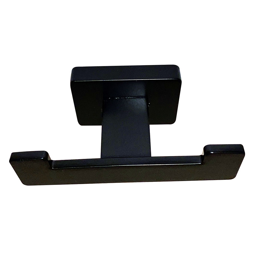 Pack 4 accesorios de baño cuadrada NEGRO mate - Imagen 6