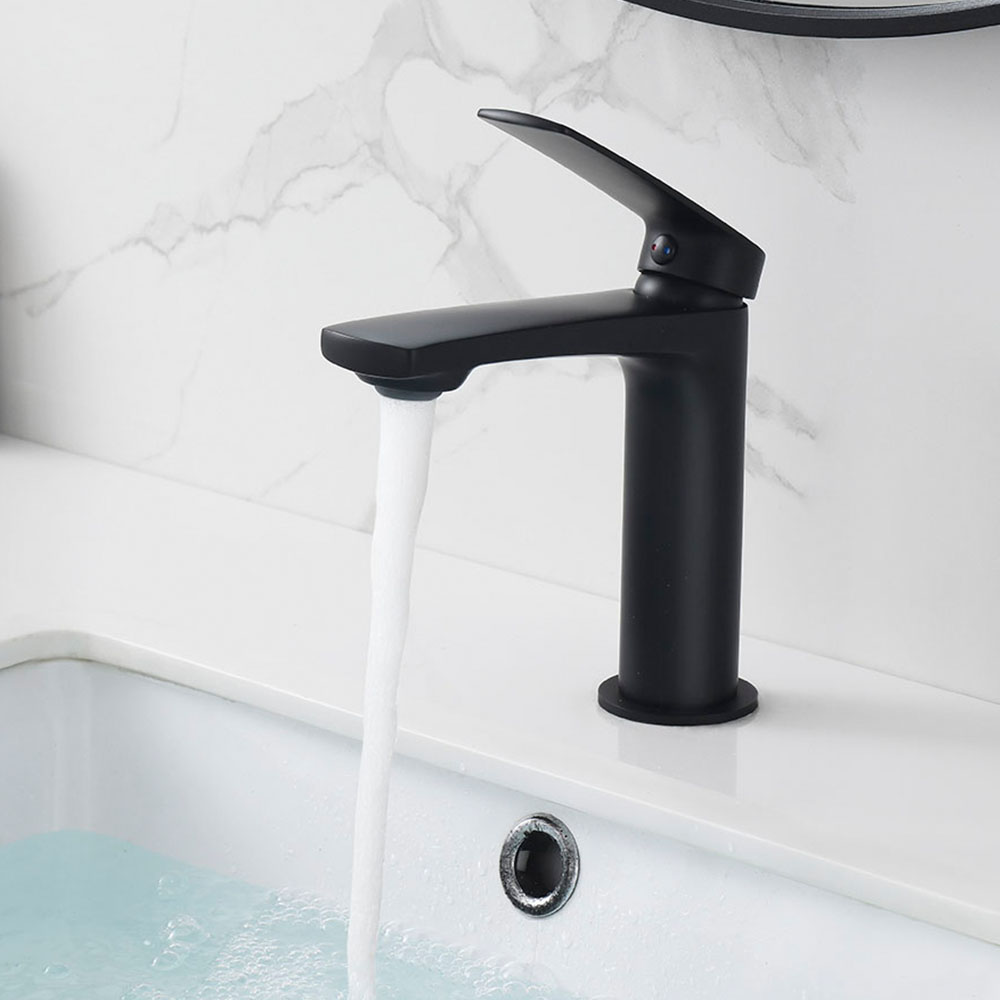 Pack columna y grifo monomando VERDASCO NEGRO mate - Imagen 9