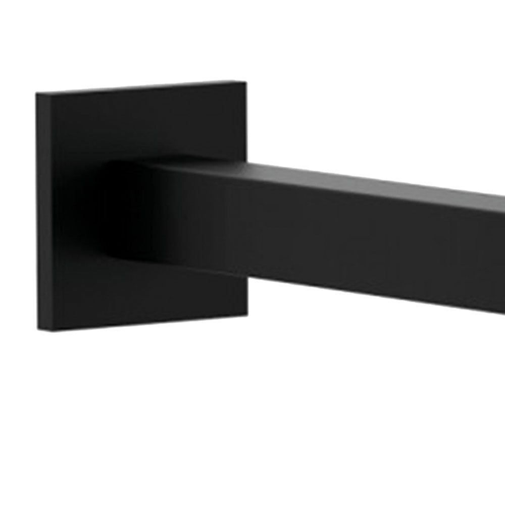 Brazo de Ducha Soporte de pared cuadrado de 40 cm NEGRO MATE - Imagen 3