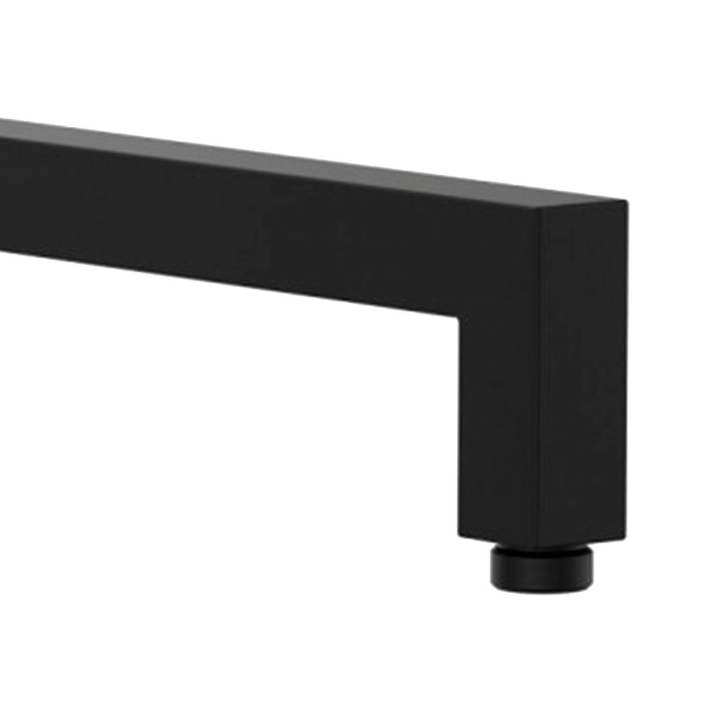 Brazo de Ducha Soporte de pared cuadrado de 40 cm NEGRO MATE - Imagen 4