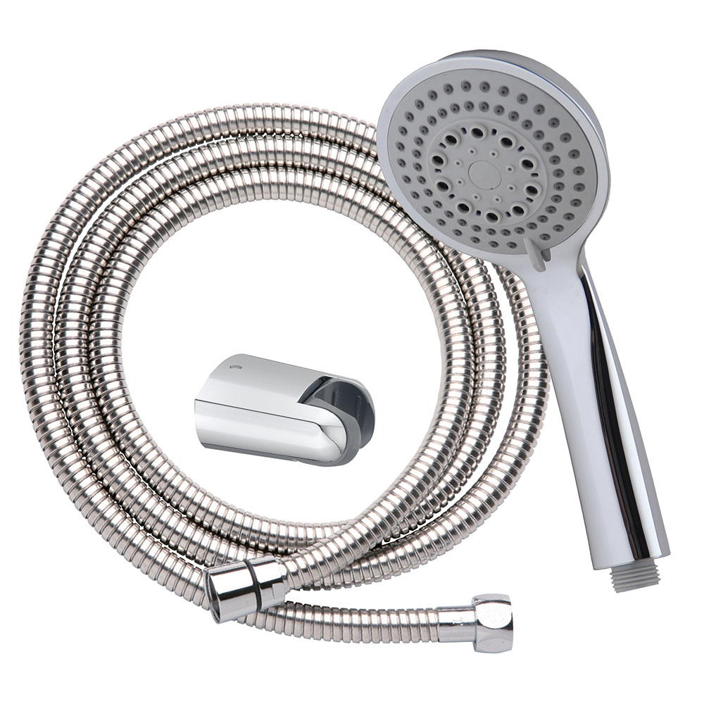 Kit de Ducha 3 posiciones con equipo SUAREZ redondo CROMO brillo - Imagen 3