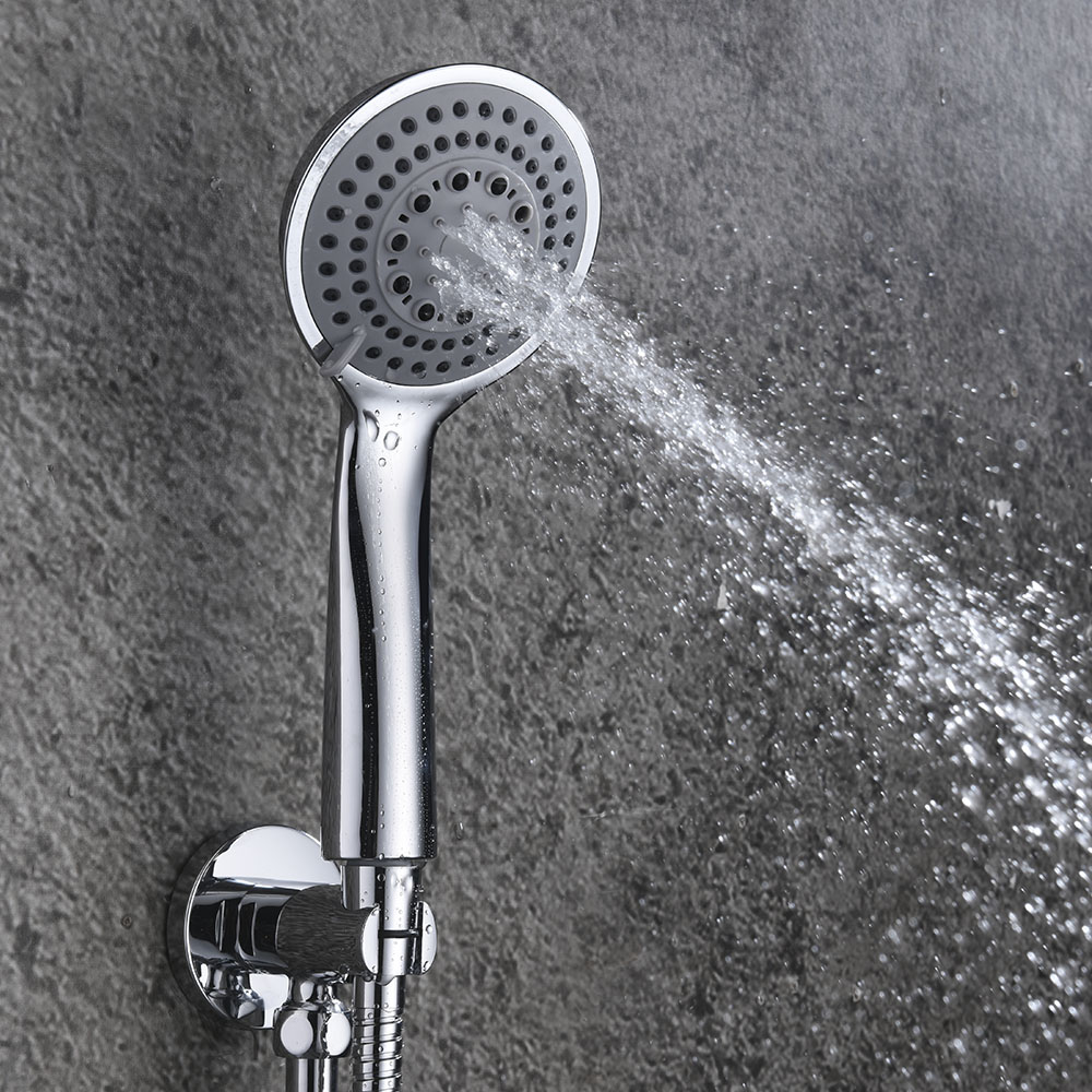 Kit de Ducha 3 posiciones con equipo SUAREZ redondo CROMO brillo - Imagen 8