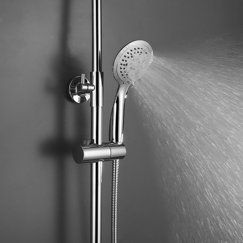 Kit de Ducha 5 posiciones con equipo NAVAS redondo CROMO brillo - Imagen 8