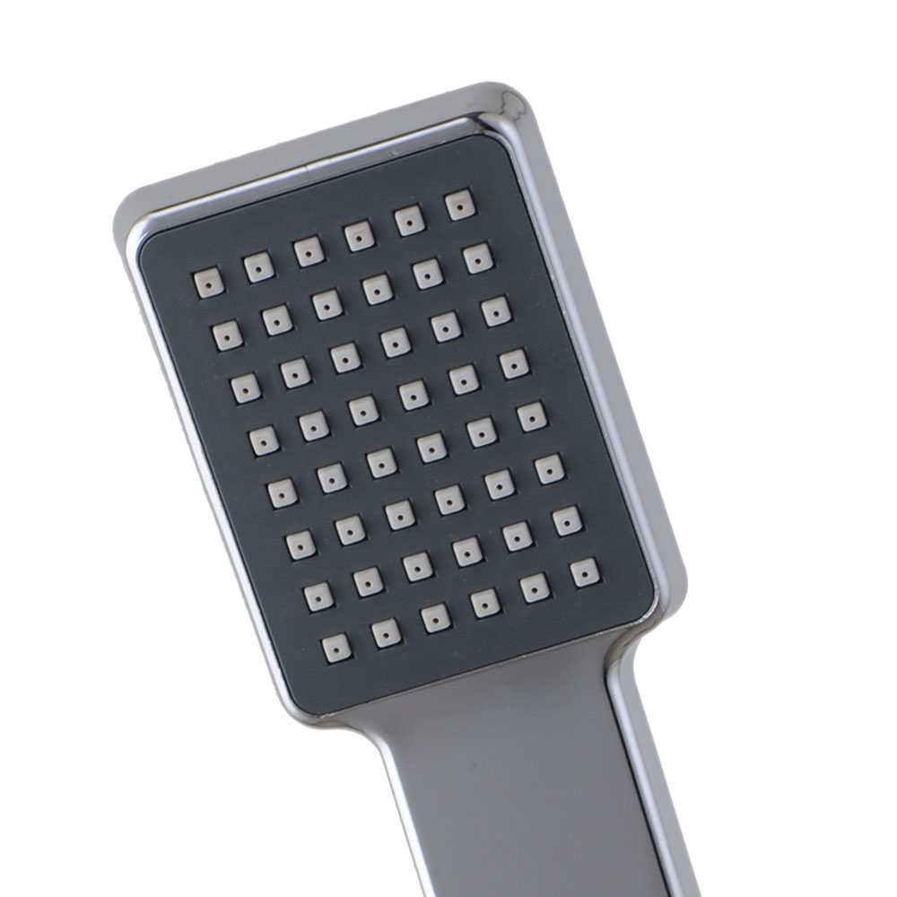 Maneral Mango de Ducha 1 posición cuadrado CROMO brillo fabricado en ABS - Imagen 4