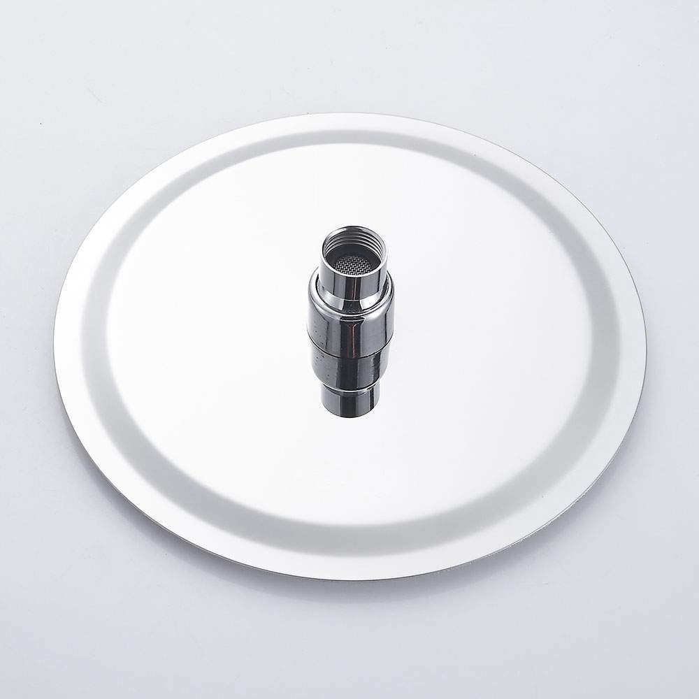 Duchon rociador redondo de 25 cm CROMO brillo - Imagen 3