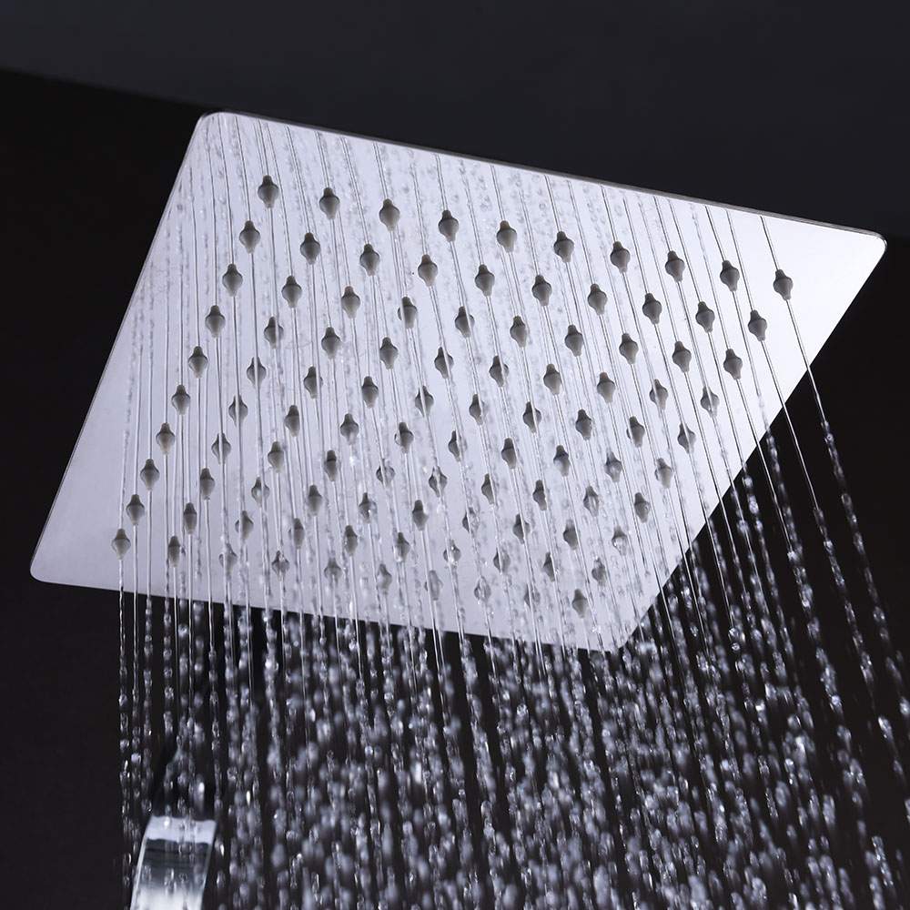 Duchon rociador cuadrado de 20x20 cm CROMO brillo - Imagen 6