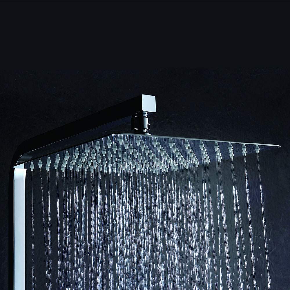 Duchon rociador cuadrado de 20x20 cm CROMO brillo - Imagen 8