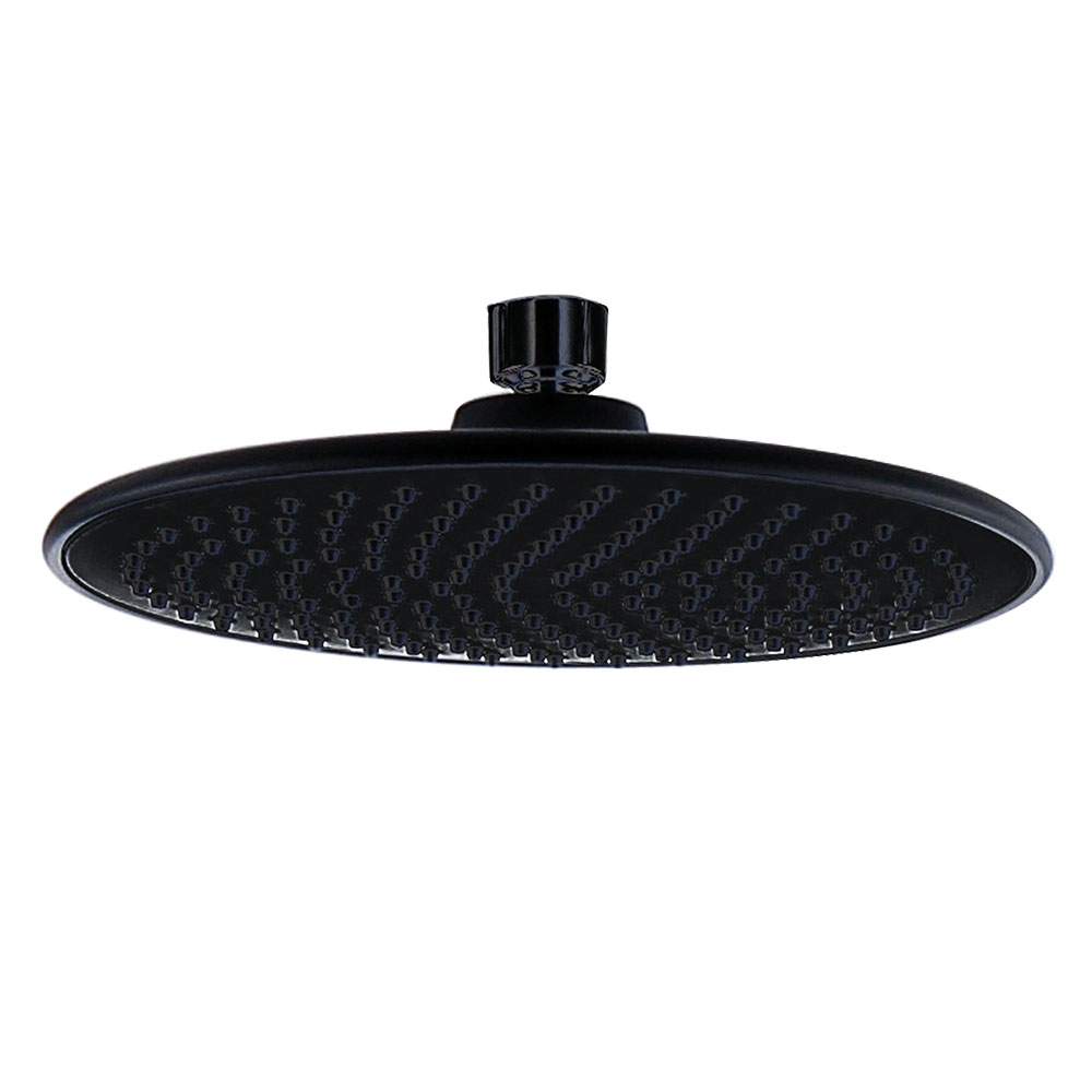 Duchon rociador redondo de 20 cm NEGRO mate fabricado en ABS - Imagen 2