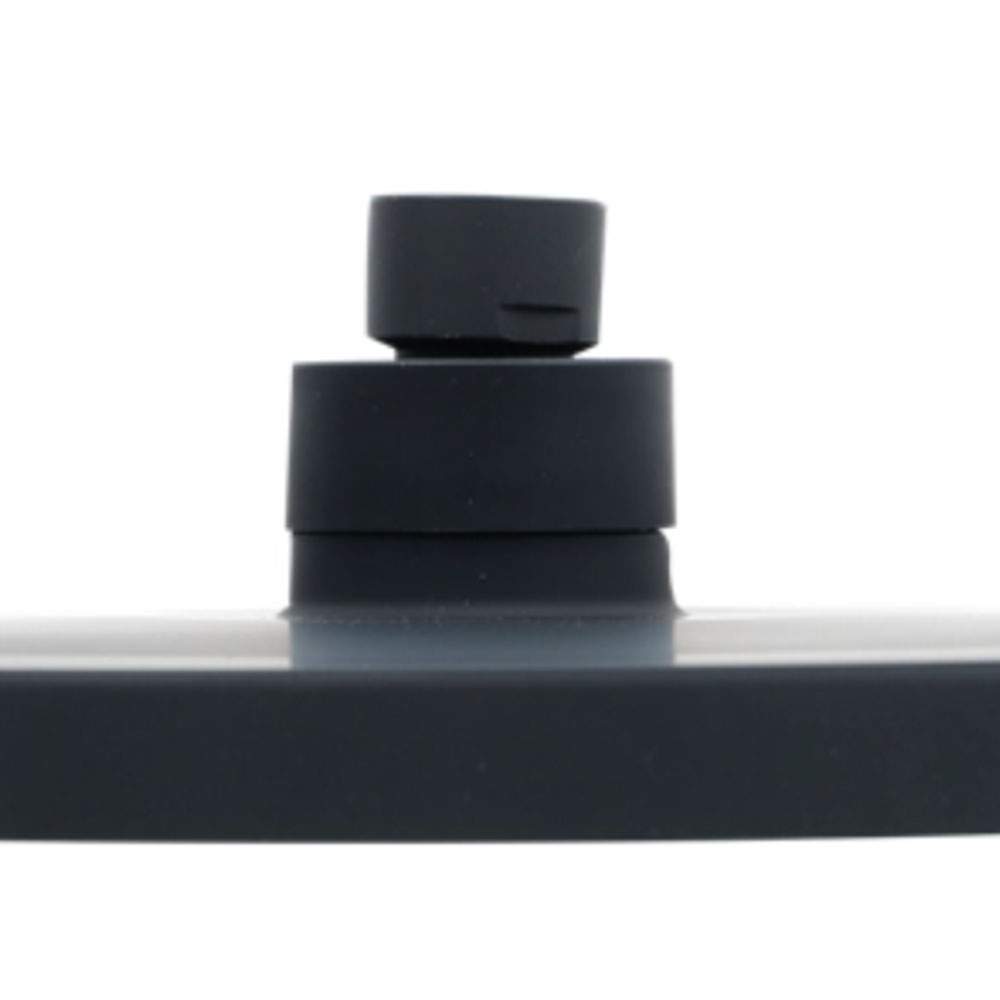 Duchon rociador cuadrado de 20x20 cm NEGRO mate fabricado en ABS - Imagen 4