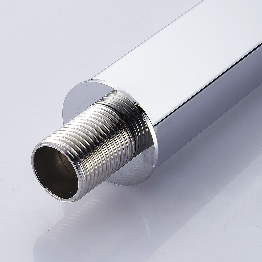 Brazo de Ducha Soporte de pared cuadrado de 40 cm CROMO brillo - Imagen 3