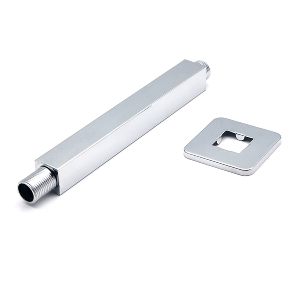 Brazo de Ducha Soporte de techo cuadrado de 20 cm CROMO brillo - Imagen 2