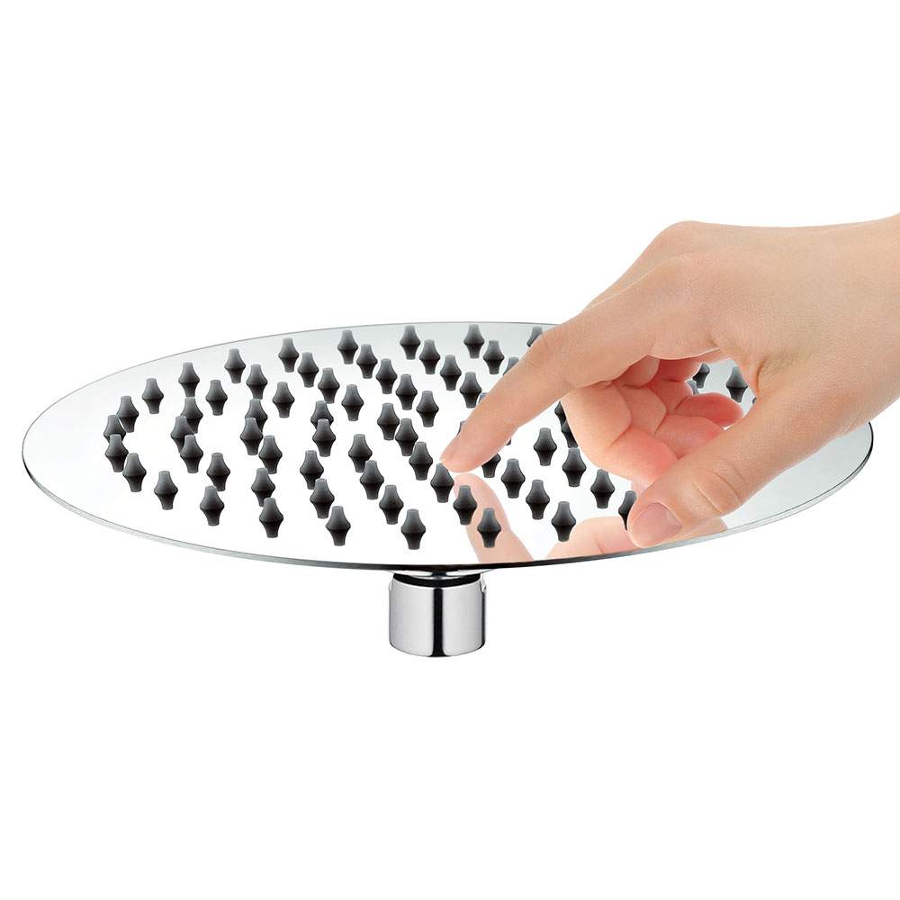 Duchon rociador redondo de 30 cm CROMO brillo - Imagen 8