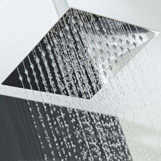 Duchon rociador cuadrado de 30x30 cm CROMO brillo