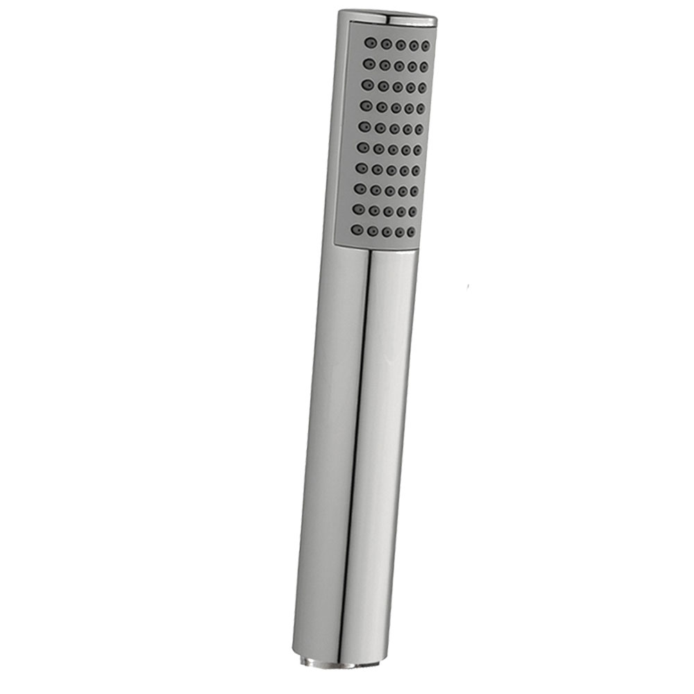 Maneral Mango de Ducha 1 posición CEPILLADO redondo NIQUEL cepillado ABS - Imagen 3