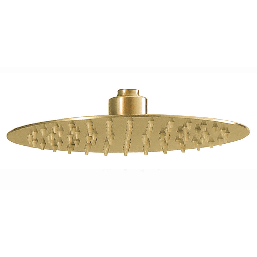 Duchon rociador redondo de 25 cm ORO cepillado - Imagen 2