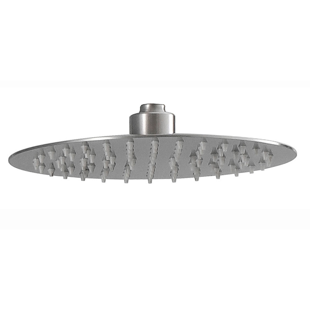 Duchon rociador redondo de 25 cm NIQUEL cepillado - Imagen 2