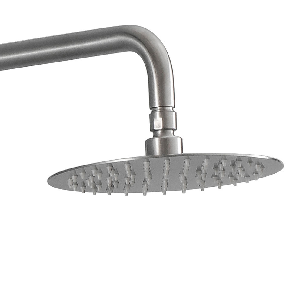 Duchon rociador redondo de 25 cm NIQUEL cepillado - Imagen 6