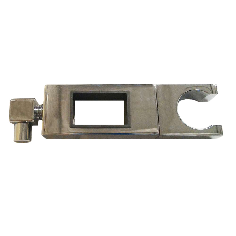 Soporte para barra de ducha cuadrada CROMO brillo fabricado en ABS - Imagen 2