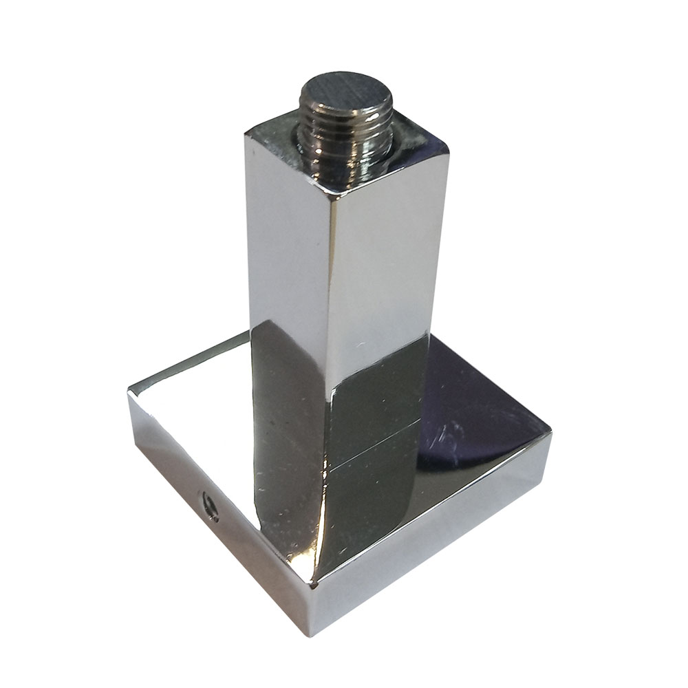 Soporte cuadrada cromo brillo - Imagen 3