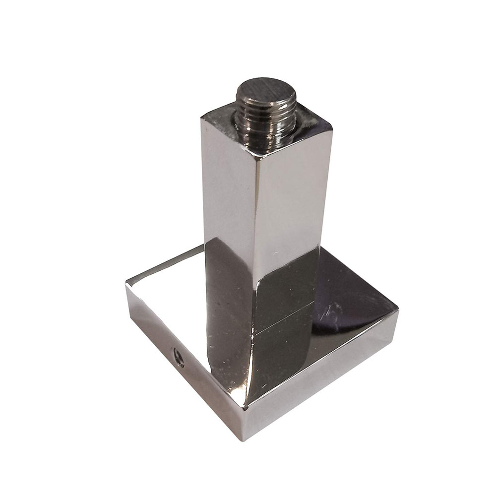 Soporte cuadrada cromo brillo - Imagen 6