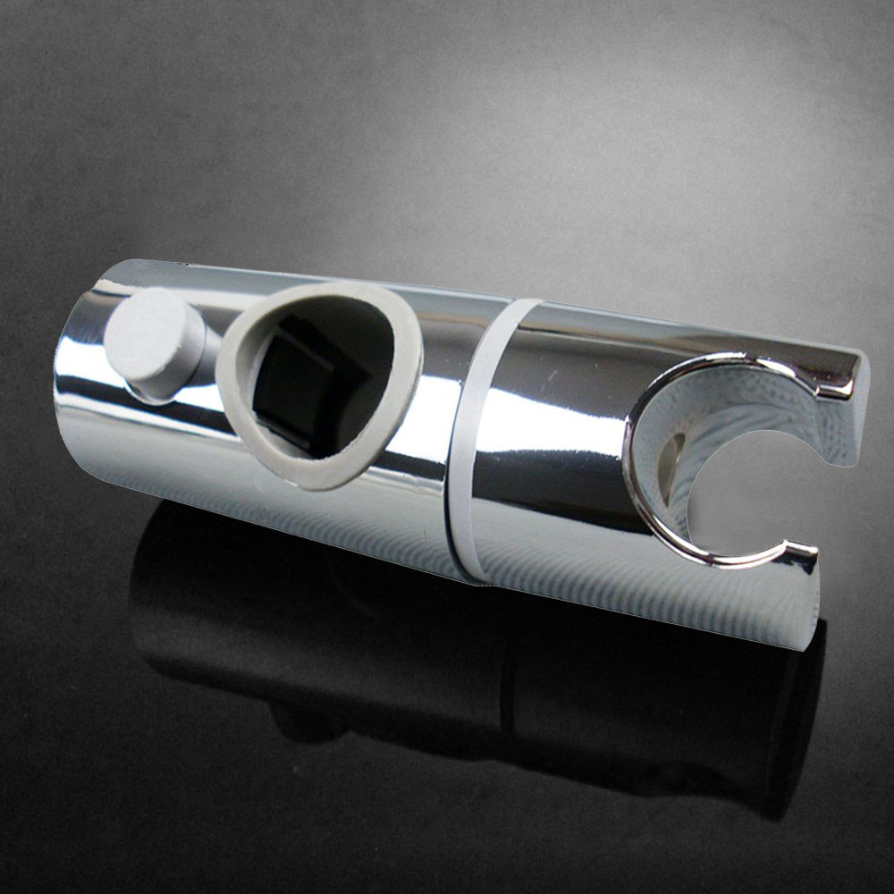 Soporte para barra de ducha redondo CROMO brillo fabricado en ABS - Imagen 4