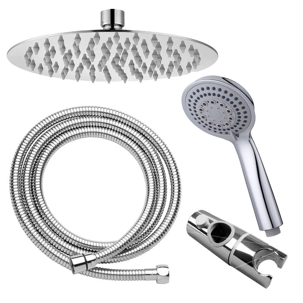 Columna Ducha manetas grafiladas termostática LOPEZ redonda de 80-120 cm - Imagen 8