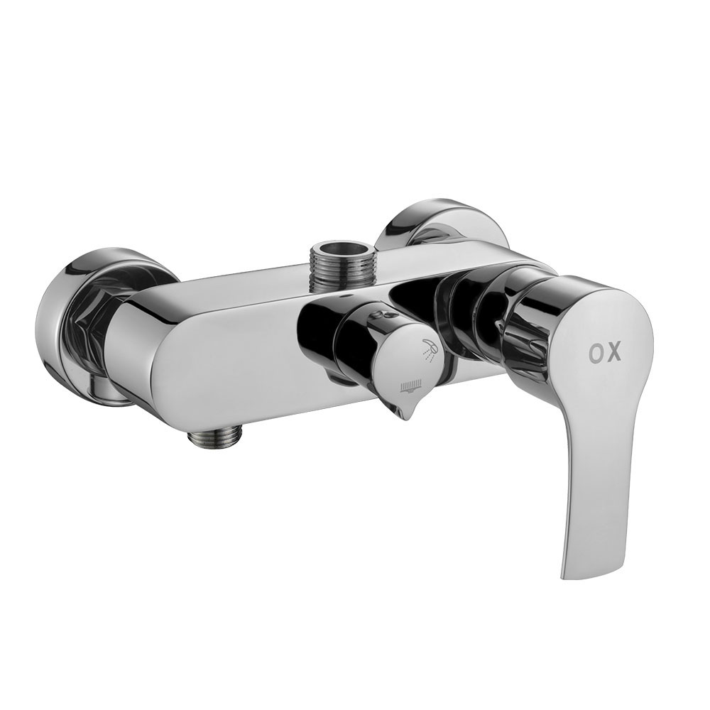 Columna Ducha extralarga monomando CANO redonda de 100-150 cm CROMO brillo - Imagen 9