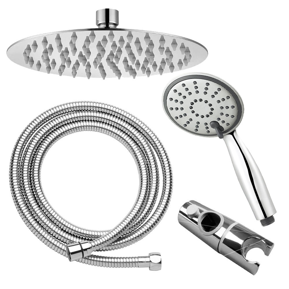 Columna Ducha monomando ATICA redonda de 79-125 cm CROMO brillo - Imagen 4