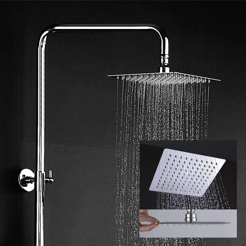 Columna Ducha extralarga monomando ATICA cuadrada de 100-150 cm CROMO brillo - Imagen 6