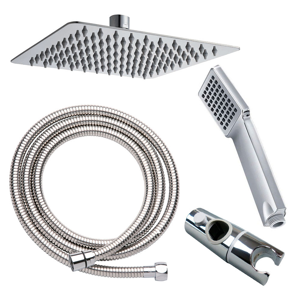 Columna Ducha monomando VERGARA cuadrada de 83-126 cm CROMO brillo - Imagen 6