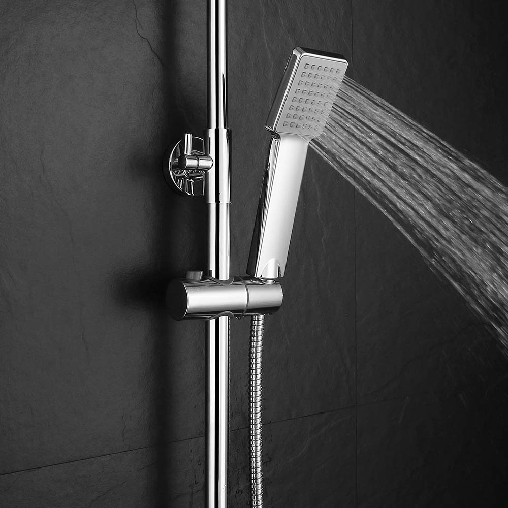 Columna Ducha monomando VERGARA cuadrada de 83-126 cm CROMO brillo - Imagen 7