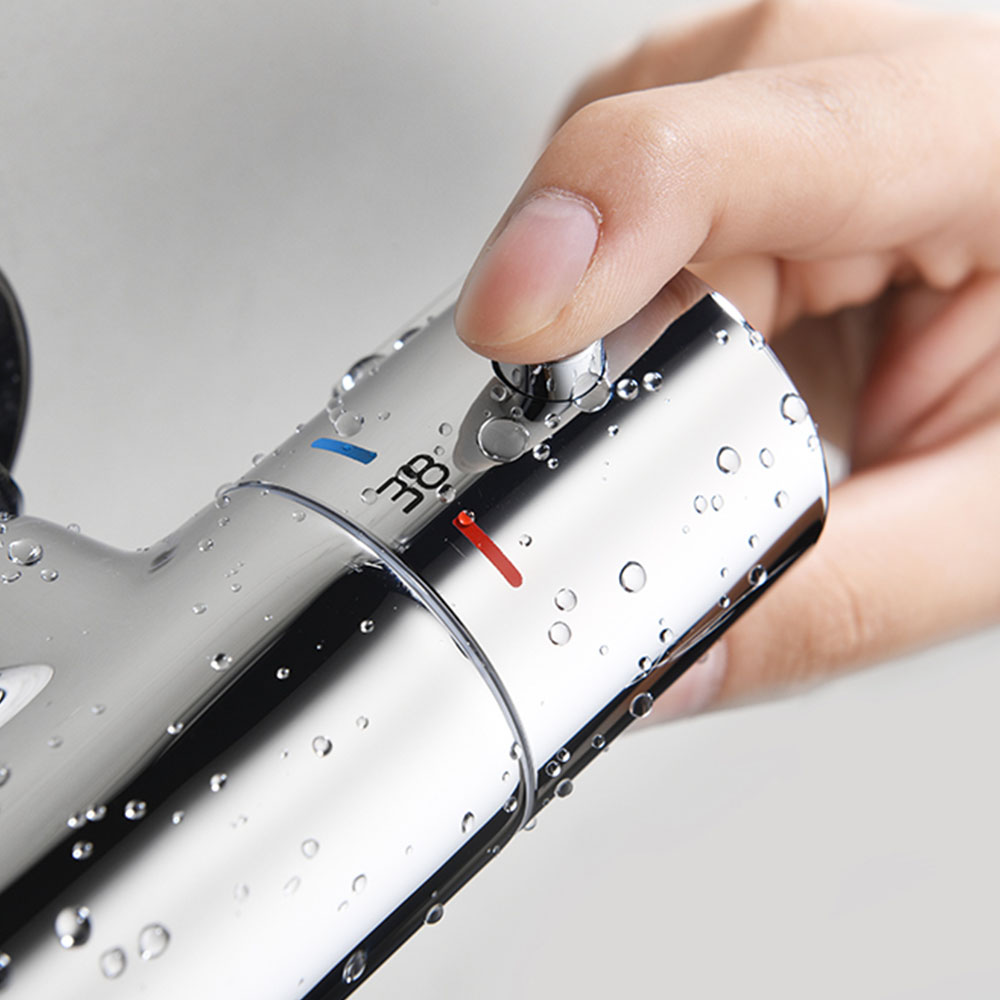 Columna Ducha termostática RAPID redonda cromo brillo - Imagen 7