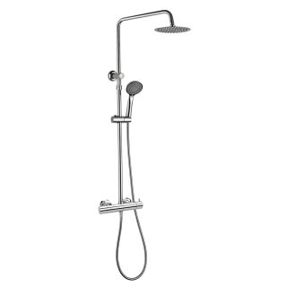 Columna Ducha monomando RAPID redonda cromo brillo