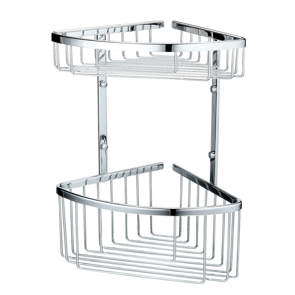 Portagel doble ACOSTA esquina CROMO brillo - Imagen 2