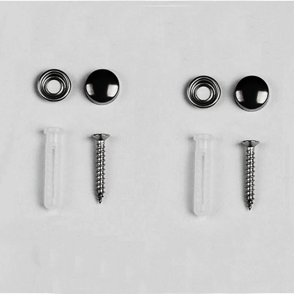 Portagel doble rectangular NEGRO mate - Imagen 2