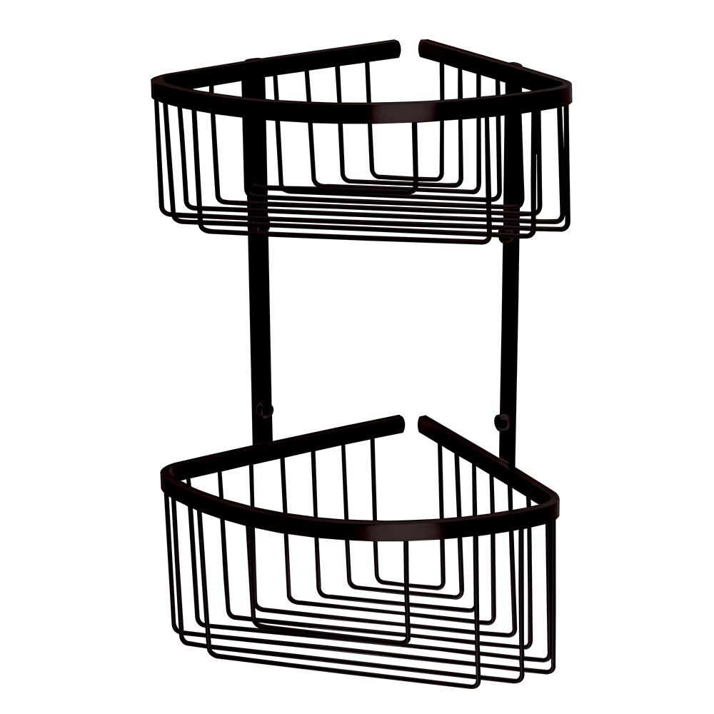 Portagel doble esquina NEGRO mate