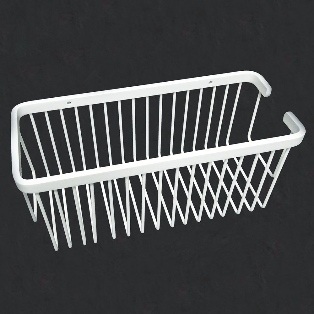 Portagel rectangular BLANCO mate