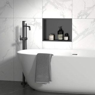 Hornacina Nicho de empotrar rectangular de 40 x 30 cm GRAFITO mate