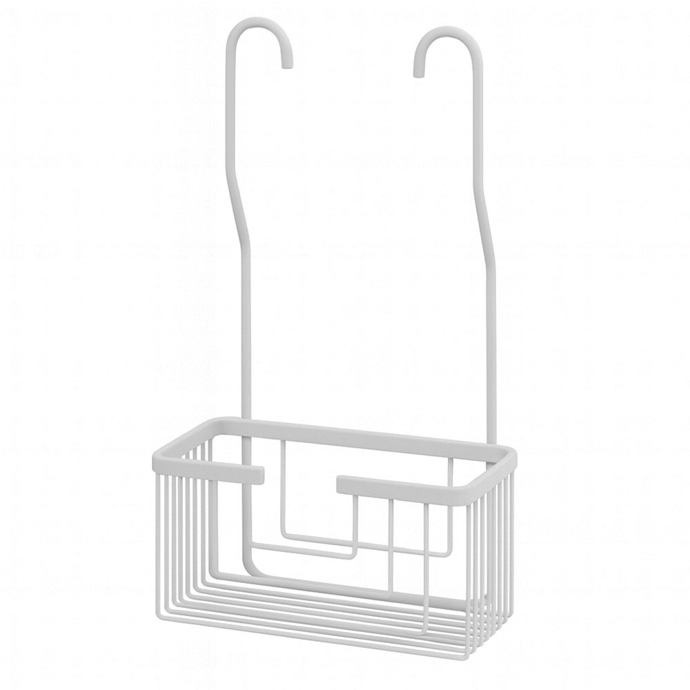 Portagel con ganchos ECLIPSE rectangular BLANCO mate - Imagen 2