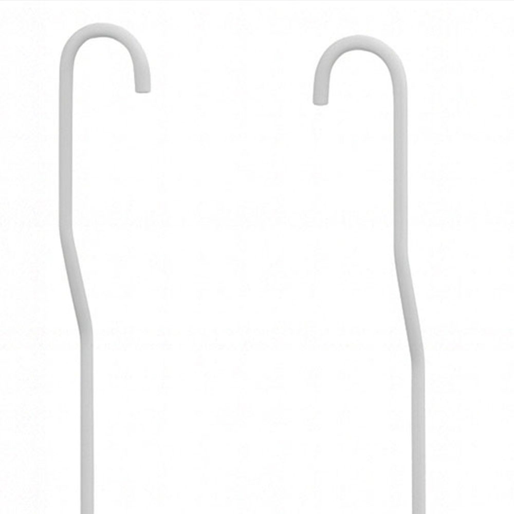 Portagel con ganchos ECLIPSE rectangular BLANCO mate - Imagen 3