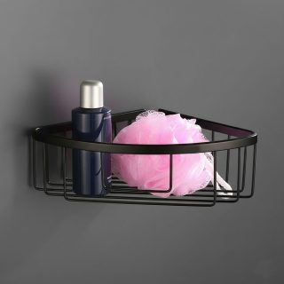 Portagel ALDANA esquina negro mate