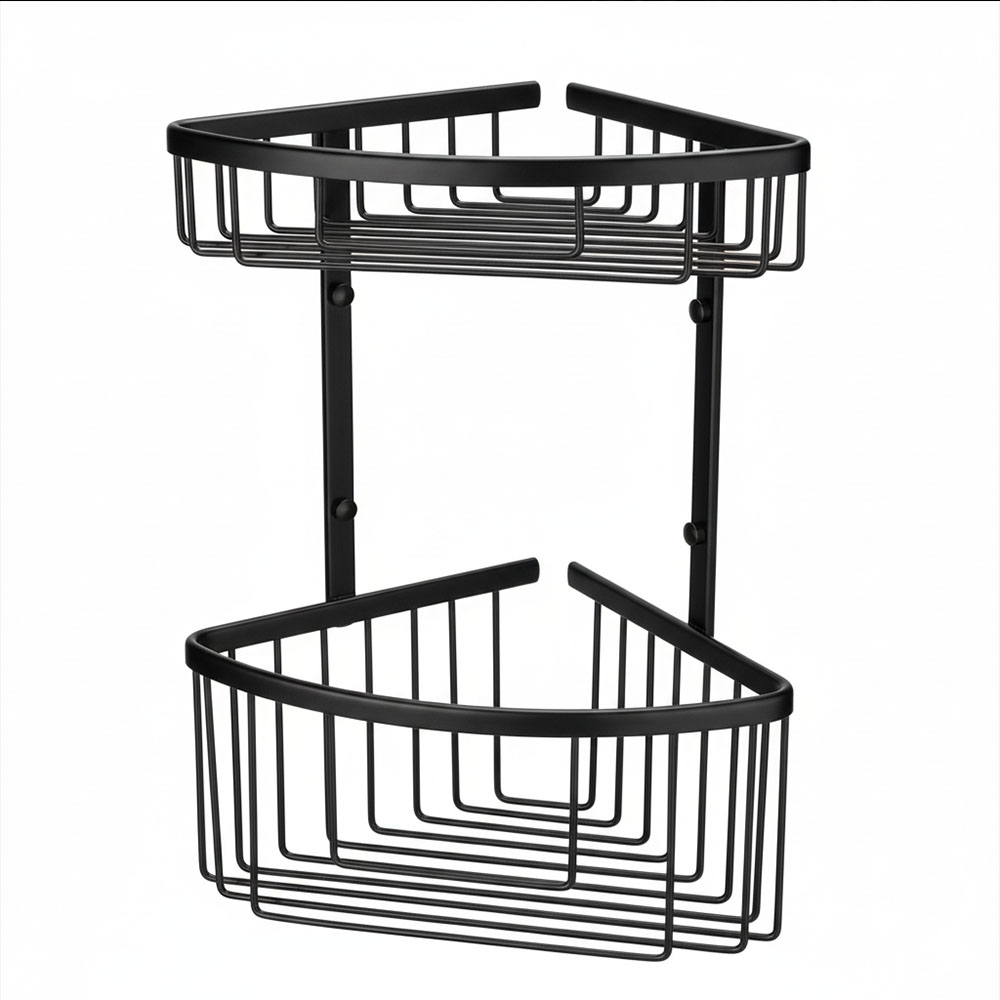 Portagel doble ACOSTA esquina NEGRO mate - Imagen 2